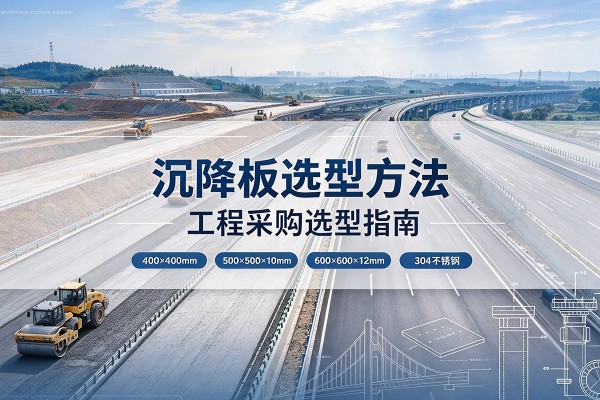 金平沉降板选择方法