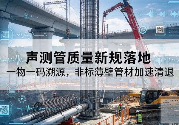 金平声测管质量新规落地，一物一码溯源，非标薄壁管材加速清退