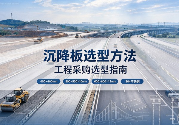 金平沉降板选择方法